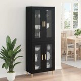  Highboard Crni hrast 69,5 x 34 x 180 cm Konstruirano drvo | shoptok.hr