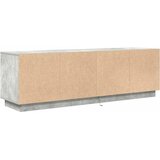 TV ormarić s LED svjetlima siva boja betona 160,5x41x50 cm | shoptok.hr