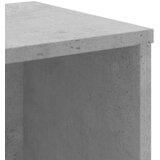  Regal za knjige siva boja betona 50x25x105 cm konstruirano drvo | shoptok.hr