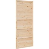 vidaXL Vrata od čvrste borovine Lagana drvo Borovina 90 x 2.5 x 208 cm | shoptok.hr
