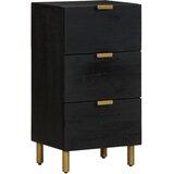 Maison Chic Komoda - Predalnik črn 40x33x75 cm inženirski les, (21716201) | Shoptok.si
