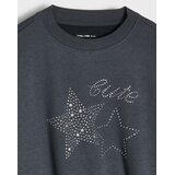 Sinsay Crewneck dukserica s ukrasnim kamenčićima | shoptok.hr