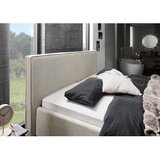 Meise Möbel Kremno bela oblazinjena zakonska postelja s prostorom za shranjevanje z letvenim dnom 180x200 cm Riva – | Shoptok.si