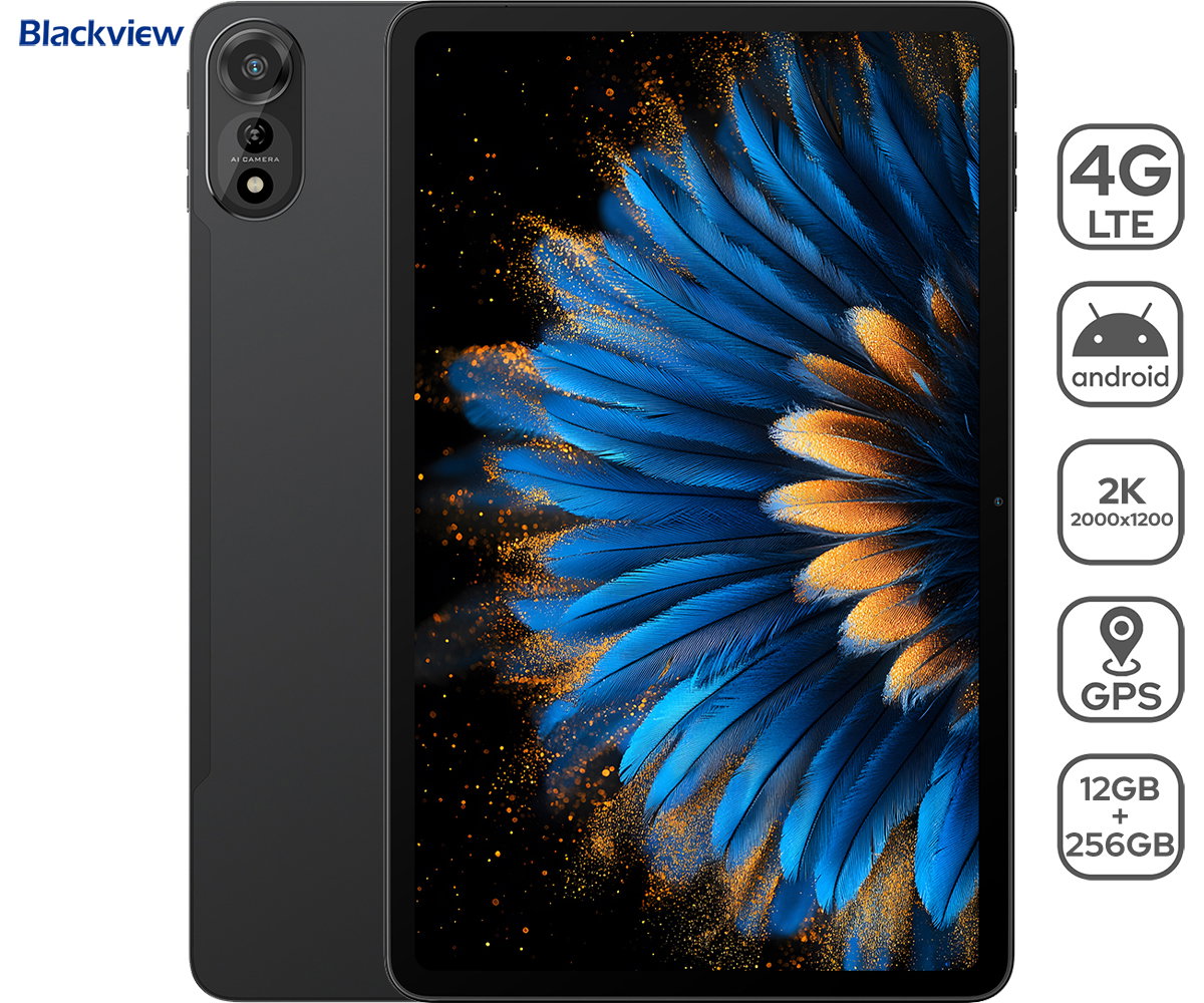 Blackview MEGA 2 12'' 12+256GB LTE, komplet miša+tipkovnice, srebrna | shoptok.hr