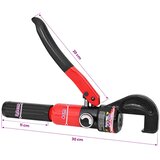  Hidraulični Alat za Prešanje Kabela 50 kN 4-70 mm² Čelik | shoptok.hr