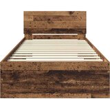 vidaXL Krevetna konstrukcija Staro drvo 100 x 200 cm Konstruirano drvo | shoptok.hr