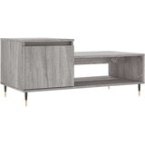  Stolić za kavu boja sivog hrasta 100x50x45 cm konstruirano drvo | shoptok.hr