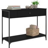  Konzolni stol crni 100 x 34 5 x 75 cm od konstruiranog drva | shoptok.hr