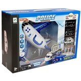 Police Folding Plane with Cars 1:64 with lights and sounds | shoptok.hr