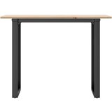  Blagovaonski stol O-oblika 100x50x75 cm od borovine i čelik | shoptok.hr