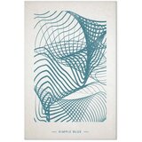  Slika - Simple Blue (1 Part) Vertical 40x60 | shoptok.hr