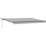  Tkanina za tende s Svijetlo siva 450 × 350 cm Poliester | shoptok.hr