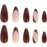 Nail HQ Almond umetni nohti Chocolate Envy 24 kos | Shoptok.si