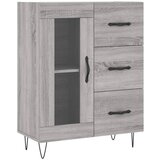Maison Chic Komoda - Predalnik siva sonoma 69,5x34x90 cm inženirski les, (21717866) Cene
