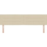  LED vzglavnik z linijskim dizajnom Krem 90 cm Tkanina, (22083790) | Shoptok.si