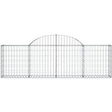  Lučne gabionske košare 3 kom 200x30x60/80 cm pocinčano željezo | shoptok.hr