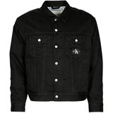 Calvin Klein Jeans GENDERLESS PADDED DENIM JACKET Crna Cijene