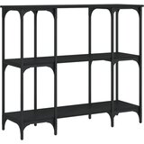  Konzolni stol crni 102 x 35 x 90 cm od konstruiranog drva | shoptok.hr