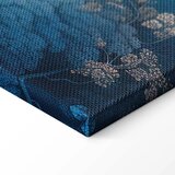  Slika - Landscape with Trees in Illustrative Style Fairy-Tale Blue Forest 90x60 Standard | shoptok.hr