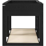  Krevet na kat za djecu Crni hrast 90 x 200 cm Konstruirano drvo | shoptok.hr