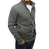 DStreet Bluza męska rozpinana bez kaptura antracytowa | shoptok.hr