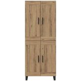  Highboard 2 kom. Umjetnički hrast 69,5 x 34 x 180 cm | shoptok.hr