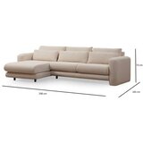 Atelier Del Sofa Kutna garnitura Lily 97x73x290cm Krem | Eponuda.ba
