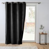 Douceur d intérieur Črna žametna izolacijska zavesa 140x260 cm Polarchic – | Shoptok.si