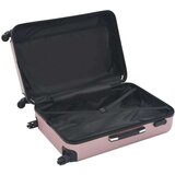 vidaXL 3-dijelni set čvrstih kovčega ružičasto-zlatni ABS | shoptok.hr