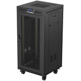Lanberg FF01-6624-23BL rack cabinet 24U Freestanding rack Black | shoptok.hr