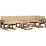  Set vanjskih sofa 8 kom. Prirodna i bež | shoptok.hr