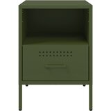  Noćni ormarići 2 kom maslinastozeleni 36 x 39 x 50,5 cm čelični | shoptok.hr