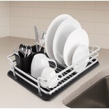 Orion Crno-bijeli metalni ocjeđivač za posuđe 43x32 cm Deluxe – | shoptok.hr