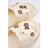 Boto Foam Slides With Clips Ecru Redienna | Eponuda.ba