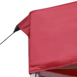  profesionalni šotor za zabave aluminij 6x3 m vinsko rdeč | Shoptok.si