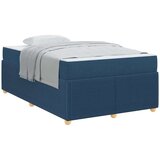  Konstrukcija postelje z vzmetnico Modra 120 x 200 cm blago, (5000123963) | Shoptok.si