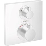 Hansgrohe termostatska pokrivna plošča Ecostat Square (15714670) - črna mat | Shoptok.si
