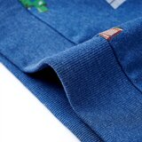  Dječja topla majica tamnoplava prošarana 116 | shoptok.hr