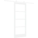  Klizna vrata ORKDAL 83 x 202 cm Masivna borovina i staklo | shoptok.hr