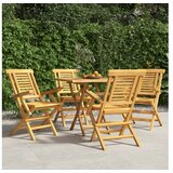  Sklopive vrtne stolice 4 kom 56x63x90 cm od masivne tikovine | shoptok.hr