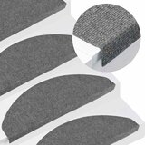  Samoljepljivi otirači za stepenice 15 kom 65x22,5x3,5 cm sivi | shoptok.hr