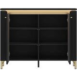 Mömax Komoda Norica, Črna/zlato | Shoptok.si