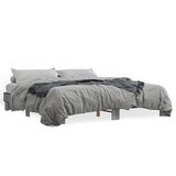  Okvir za krevet boja hrasta 200x200cm konstruirano drvo i metal | shoptok.hr