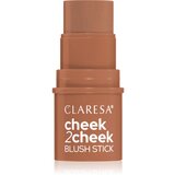Claresa Cheek 2 Cheek kremasti bronzer v paličici odtenek 01 Neutral Sand 6 g | Shoptok.si