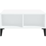 Stolić za kavu bijeli 60 x 60 x 30 cm od konstruiranog drva | Eponuda.com