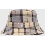 Barbour Pamučni šešir Tartan Bucket Hat boja: bež, pamučni, MHA0618