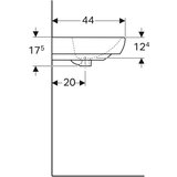 Geberit lavabo 550x440mm Selnova square | ePonuda.com