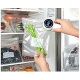  Vakuumska aku. črpalka za živila in kozarce LCD set vrečk in pokrovov | Shoptok.si