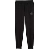 Puma Spodnji deli trenirke Ess Script Sweatpants Fl G Črna Cene