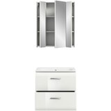 MID.YOU Kopalnica Z Umivalnikom Ice, Bela Visok Sijaj, 2-Delna | Shoptok.si
